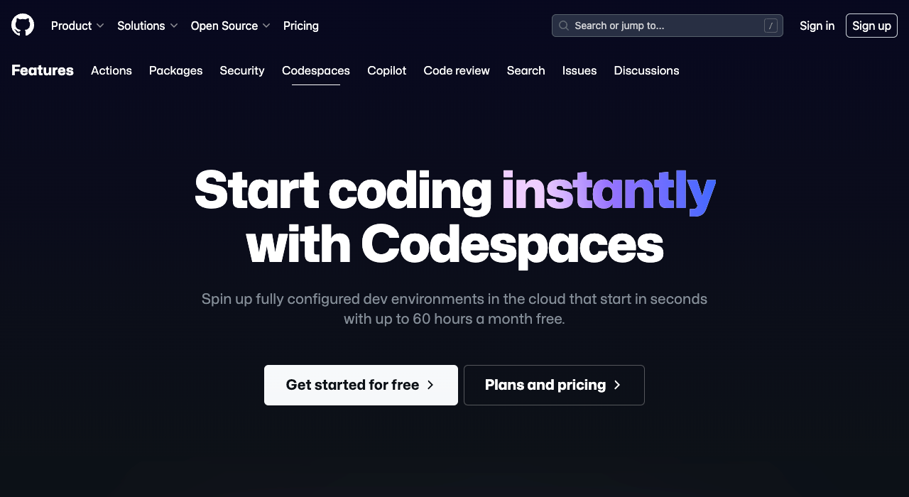 GitHub Codespaces